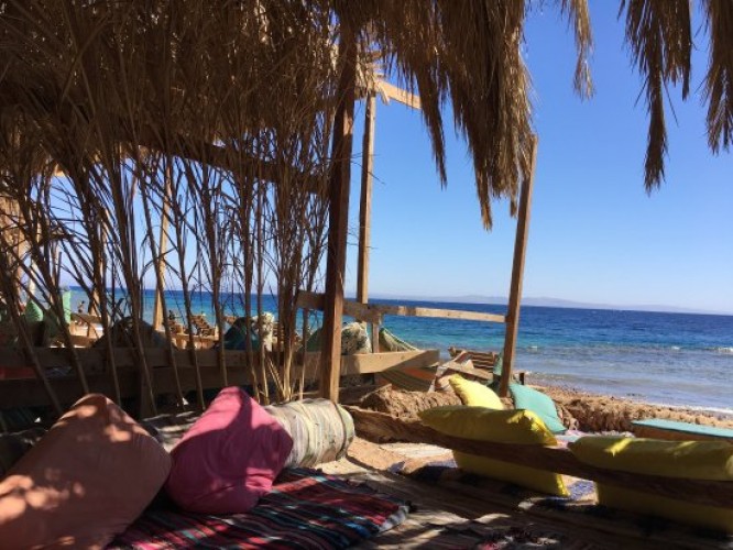 One of the best beaches in Dahab, three pools 