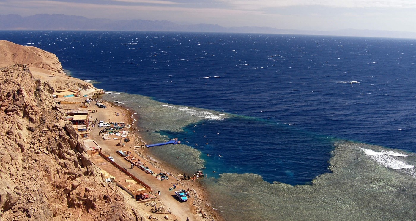 One of the best beaches in Dahab, three pools 