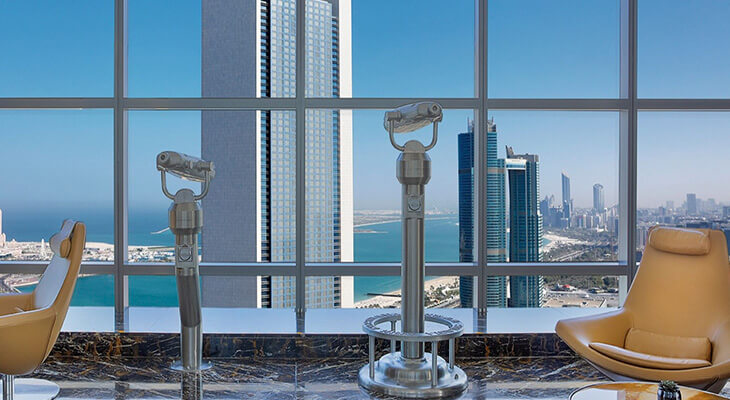 أبو ظبي: ساعتين في منصة المراقبة مع وجبات خفيفة