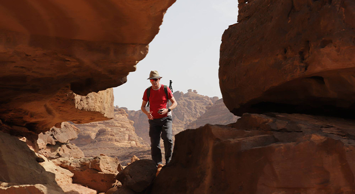 The Ridge Walk Hike at AlUla landscape 