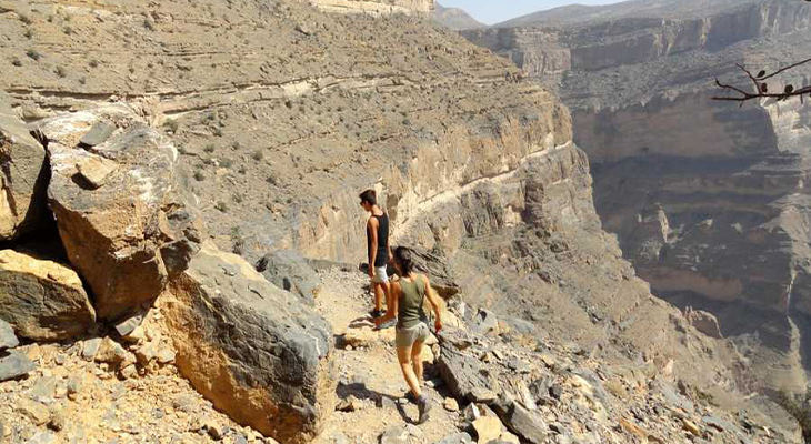  رحلة ليوم كامل في غرب جبال الحجر& جبل الشمس في عمان