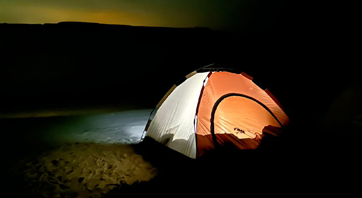 تخييم يومين في جزيرة الديمانيات