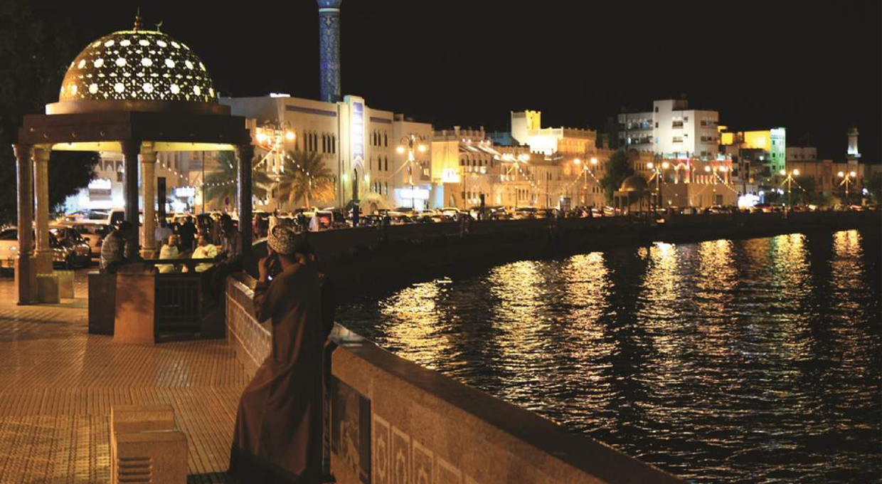 جولة في مدينة مسقط صباحية & مسائية