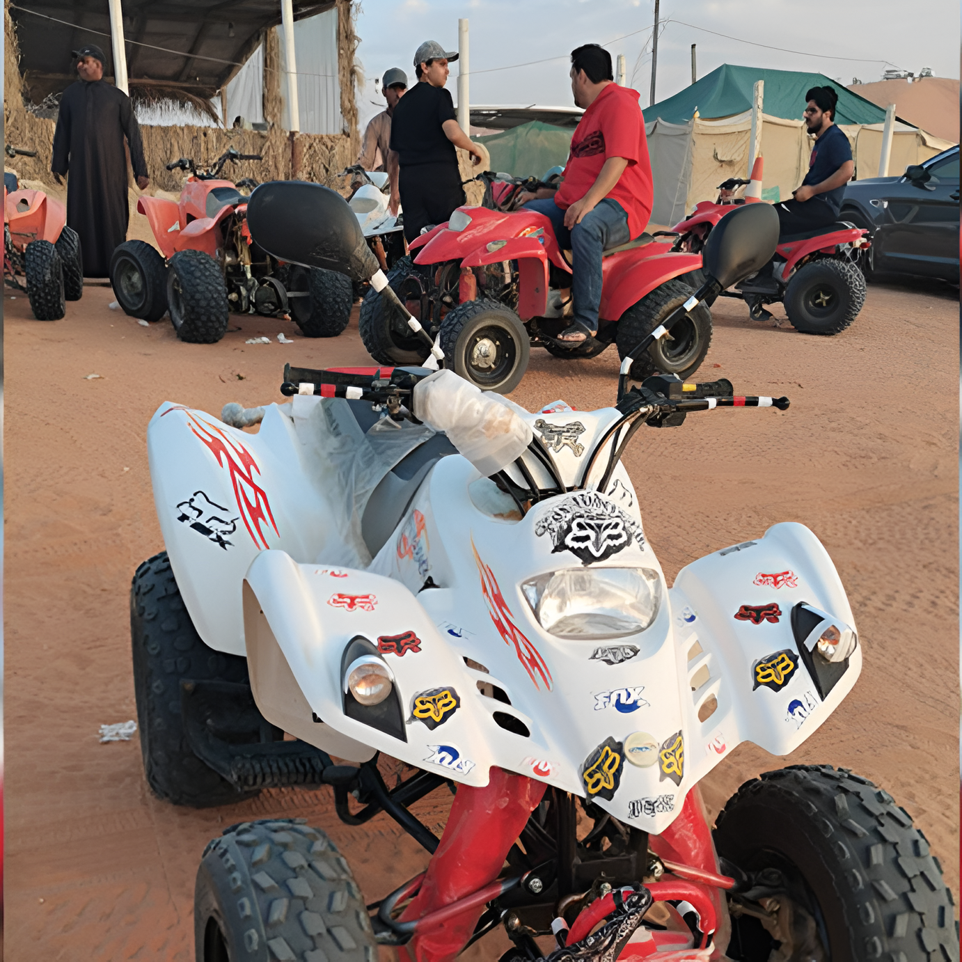4- Hour Tour by Quad Bike and Camel Ride in Red Sands with Transfers