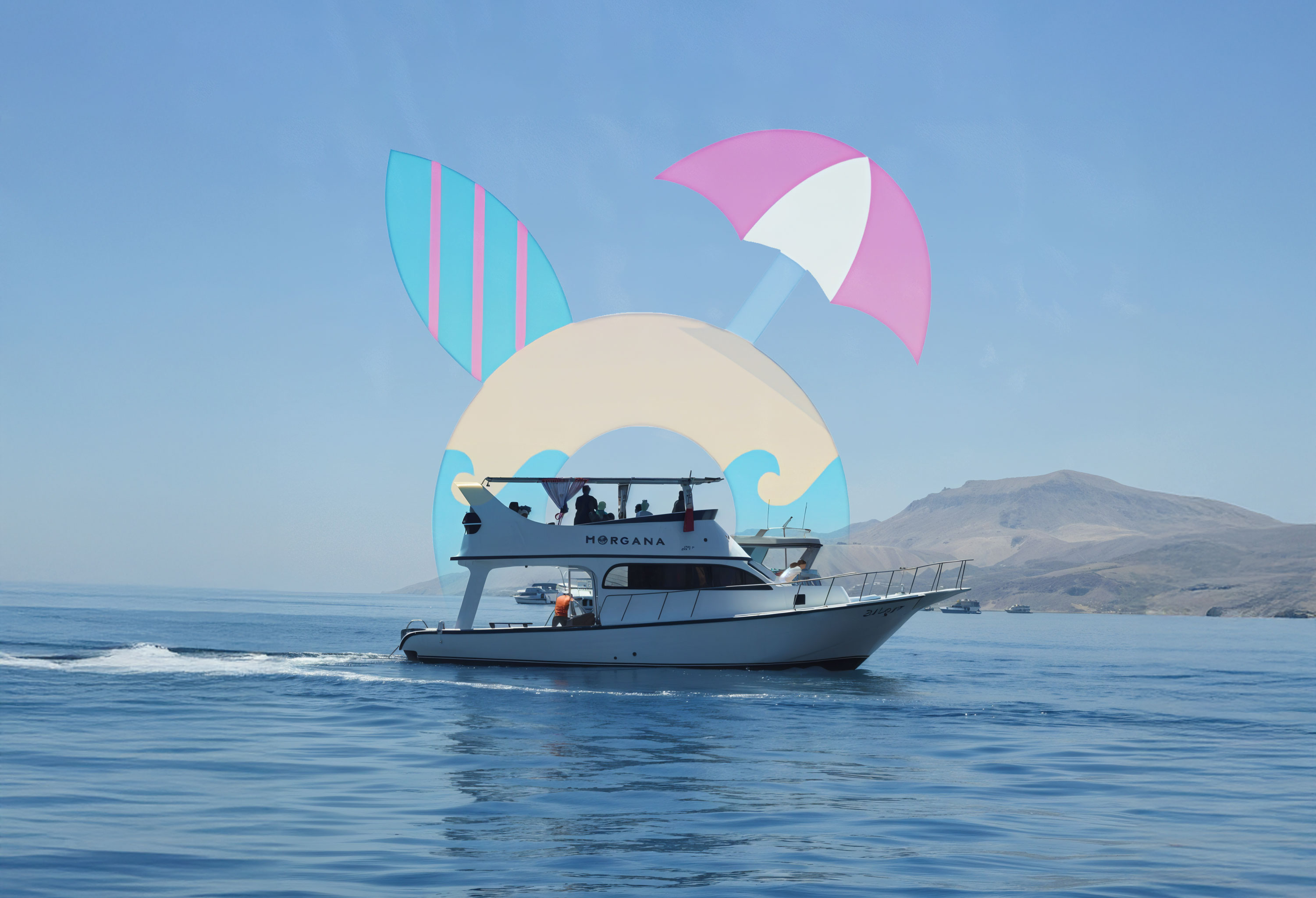 داي يوز على متن يخت مورجانا في السخنة