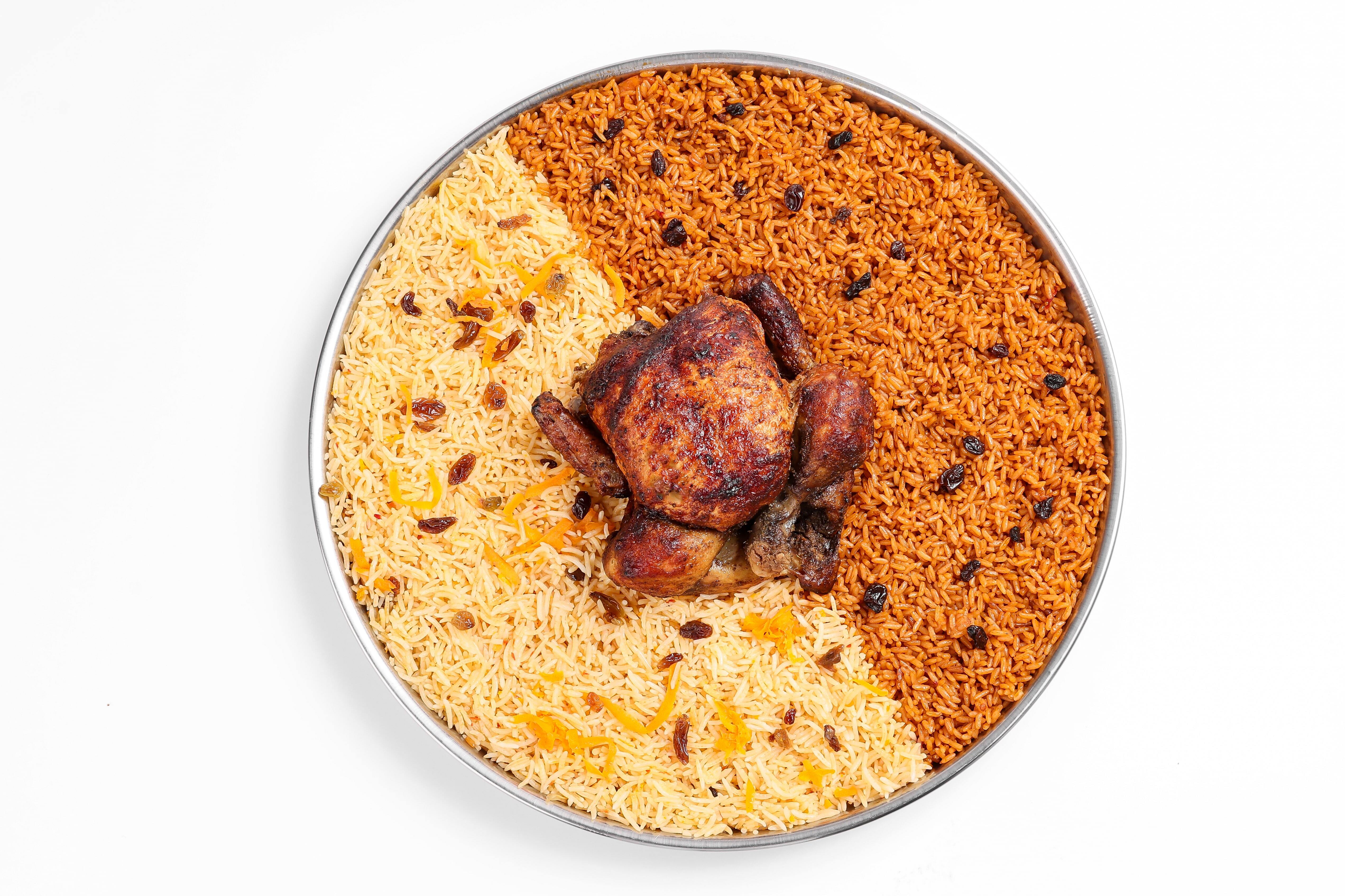 Chicken Shawaia or Fahm With Rice at Shawaiat Al Khalej in Jeddah