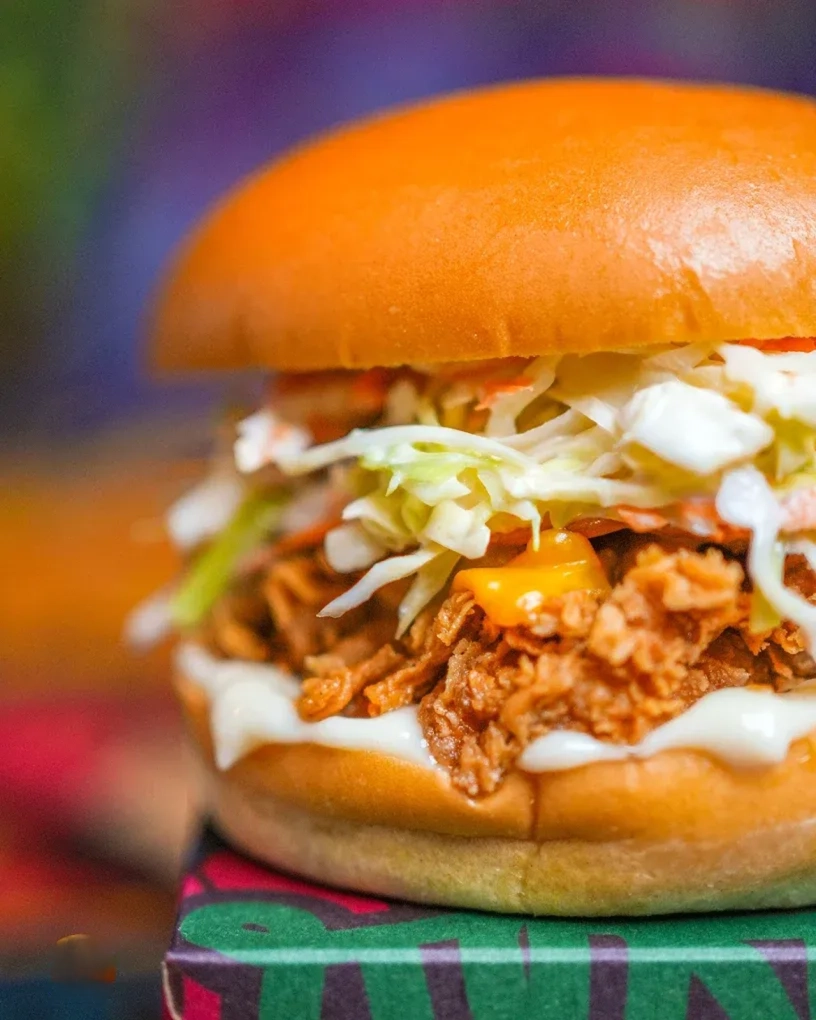 Beef and Chicken Burger in Graffiti Burger Jeddah