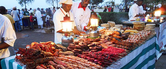 Try the street food at Forodhani Gardens