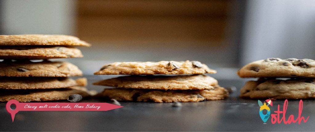 Chewy melt cookie cake at Home Bakery