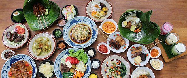 المهرجانات والطعام الإندونيسي