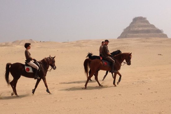 Horse riding trip in the pyramids of Giza 