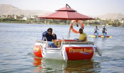 Enjoy one hour trip in the Donuts boat 