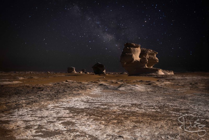 استمتع بهذه المغامرة الرائعة بين عشية وضحاها في الصحراء البيضاء والسوداء