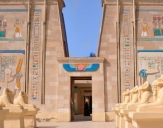 Family trip to the Pharaonic village