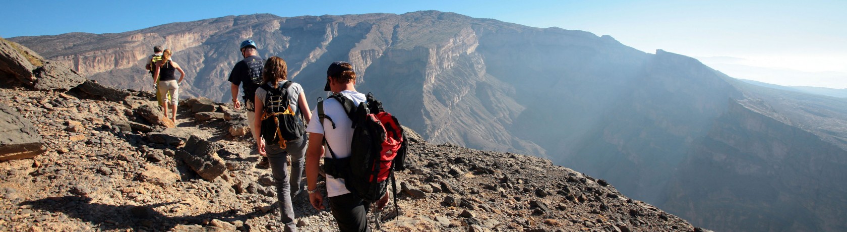 Hiking at Dhofar mountains Salalah