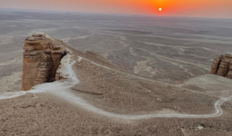 رحلة اليوم الوطني السعودي للمشي لمسافات طويلة