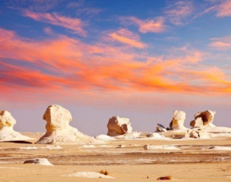 White desert trip