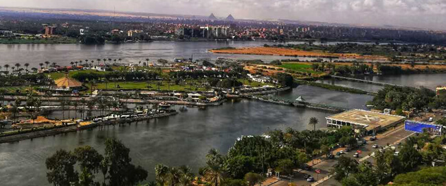 Maadi Island in Cairo
