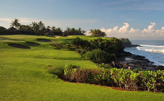 Bali golf courses with stunning views