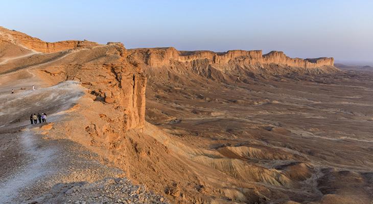 Hiking in the edge of the world  (Jibal Tuwaiq)