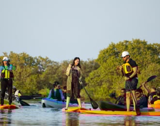 kayaking and paddle boarding in Qatar