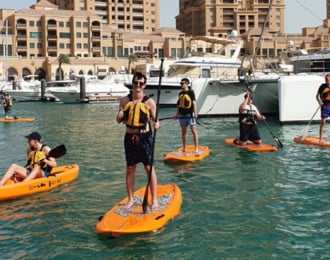 Kayaking & stand up paddling shared tour