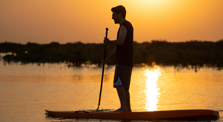 It is adventures time, join us to try kayaking and stand up paddling during the world cup in Qatar