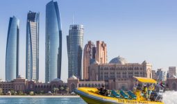 Spend your day in Abu Dhabi in amazing yellow boat