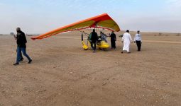 رحلة طيران مظلي في سماء الرياض