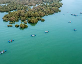 90 minutes of kayaking in the wonder of Qatar