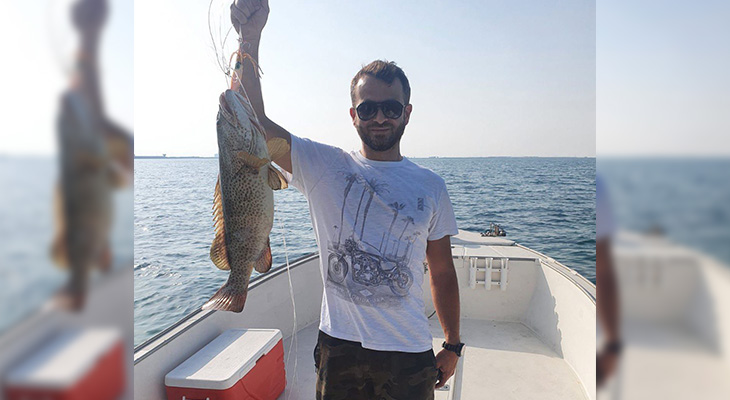 5 hours fishing trip in the Qatar sea 