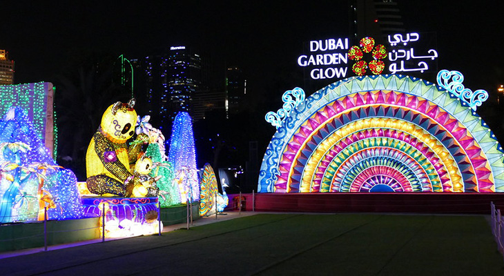 Have a new adventure in Dubai glow garden 