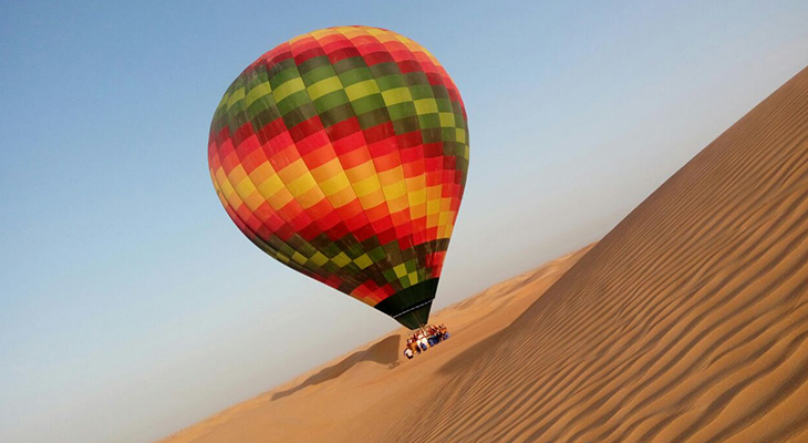 Hot Air Balloon & Desert Activities at 6 Hours