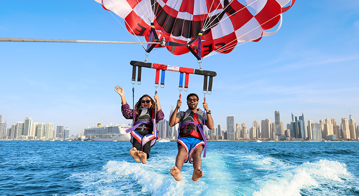 30 Mins of Parasailing With 18% Off