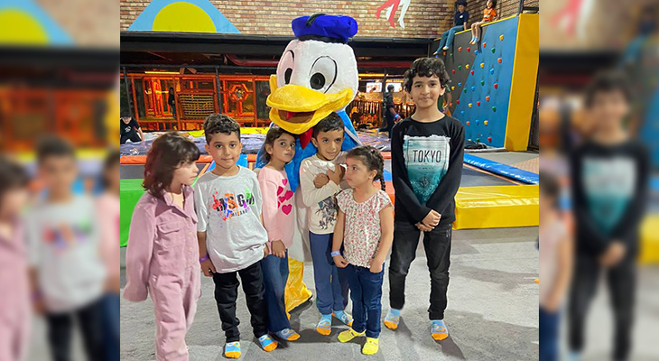 أمواج مول: العب ترامبولين لمدة ساعة واحصل على ساعة مجانية
