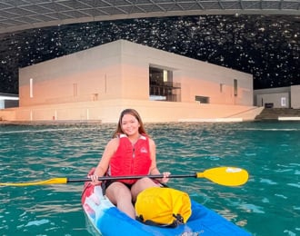1-hour Kayaking Adventure around Louvre Abu Dhabi