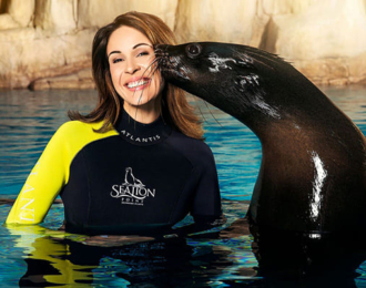 Playing Experience for one hour with the Sea Lions in Atlantis Dubai 