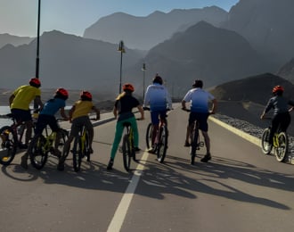 تجربة الدراجة الجبلية في وادي الضيقة