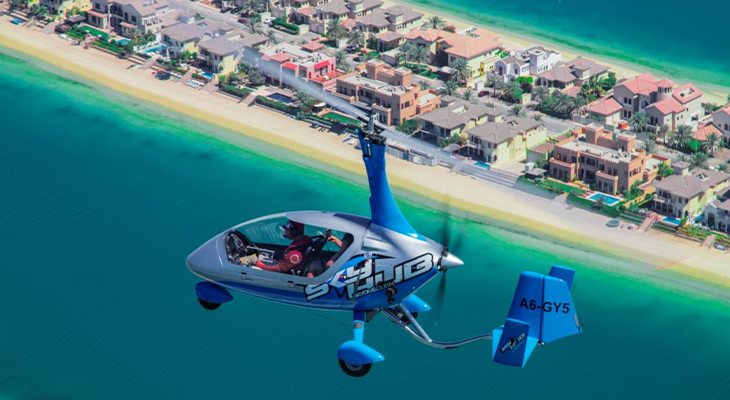 Introductory Gyrocopter Flight in Dubai
