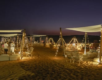 Sunset Camping Experience at S Al-Wadi Camp in RAK