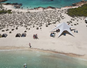 Full Day Camping in Dimaniyat Island