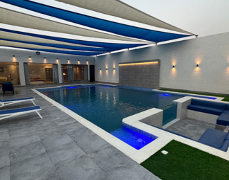8 Hours at O2 Chalet with Pool in Manama