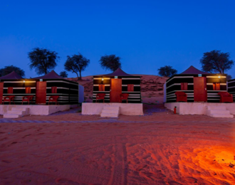 Per Couple: One-Night in a Bedouin Chalet in Ras Al Khaimah