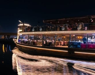 Dubai Creek Royal Dinner Cruise Tickets for 2 Hours