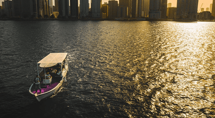A Private Boat Tour In Sharjah Khalid Lagoon