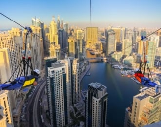 Zipline Experience at Xline Dubai Marina