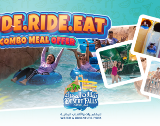 Combo Meal + Full Day Ticket to Desert Falls Water & Adventuer Park at Salwa Beach Resort