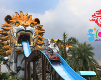 One Day Unlimited Access to Siam Amazing Park with International Buffet with 48% Off