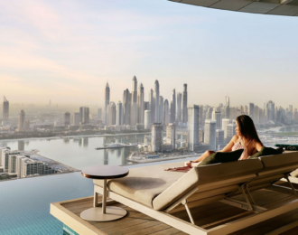 Sunrise at AURA Skypool Dubai