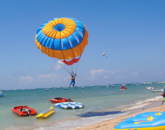 Water Sports Activities on Tanjung Benoa Beach at Bali